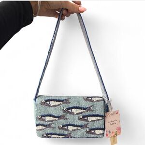Made in India Sardines Beaded bag